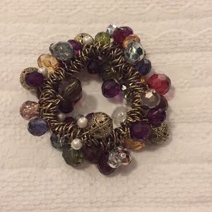 Multicolored bead bracelet